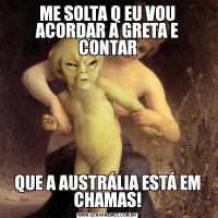 ME SOLTA Q EU VOU ACORDAR A GRETA E CONTARQUE A AUSTRÁLIA ESTÁ EM CHAMAS!