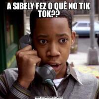 A SIBELY FEZ O QUÊ NO TIK TOK??