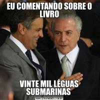 EU COMENTANDO SOBRE O LIVROVINTE MIL LÉGUAS SUBMARINAS 