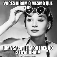 VOCÊS VIRAM O MESMO QUE EU?UMA SAPATILHA QUERENDO SER MINHA!!!