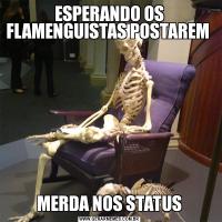 ESPERANDO OS FLAMENGUISTAS POSTAREM MERDA NOS STATUS