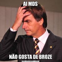 AI MDSNÃO GOSTA DE BROZE