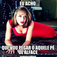EU ACHO QUE VOU PEGAR O AQUELE PÉ DE ALFACE