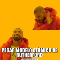 PEGAR MODELO ATÔMICO DE RUTHERFORD