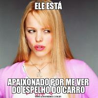 ELE ESTÁAPAIXONADO POR ME VER DO ESPELHO DO CARRO