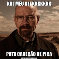 KRL MEU REI KKKKKKKPUTA CABEÇÃO DE PICA