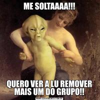 ME SOLTAAAA!!!QUERO VER A LU REMOVER MAIS UM DO GRUPO!!