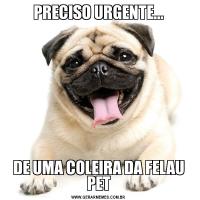PRECISO URGENTE...DE UMA COLEIRA DA FELAU PET