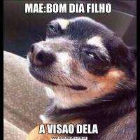 MAE:BOM DIA FILHO A VISAO DELA
