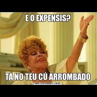 E O EXPENSIS?TÁ NO TEU CÚ ARROMBADO