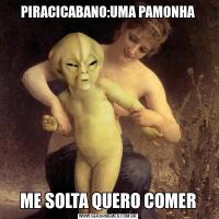PIRACICABANO:UMA PAMONHAME SOLTA QUERO COMER