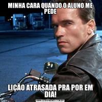 MINHA CARA QUANDO O ALUNO ME PEDELIÇÃO ATRASADA PRA POR EM DIA!