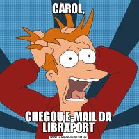 CAROL,CHEGOU E-MAIL DA LIBRAPORT