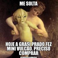 ME SOLTAHOJE A GRASI PRADO FEZ MINI VULCÃO. PRECISO COMPRAR