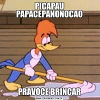 PICAPAU PAPACEPANONOCAOPRAVOCE BRINCAR