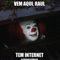 VEM AQUI, RAULTEM INTERNET