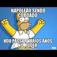 NAPOLEÃO SENDO COROADO -VOU PASSAR VÁRIOS ANOS   NO  PODER 