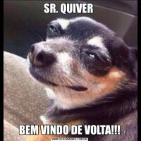 SR. QUIVER BEM VINDO DE VOLTA!!!