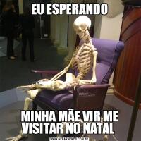 EU ESPERANDOMINHA MÃE VIR ME VISITAR NO NATAL 