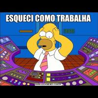 ESQUECI COMO TRABALHA