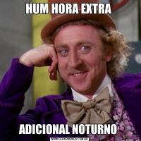 HUM HORA EXTRA ADICIONAL NOTURNO 