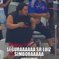 SEGURAAAAAA SR LUIZ  SIMBORAAAAA