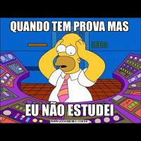 QUANDO TEM PROVA MASEU NÃO ESTUDEI