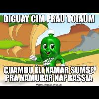 DIGUAY CIM PRAU TOIAUMCUAMDU ÉLI XAMAR SUMSE PRA NAMURAR NAPRASSIÃ