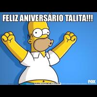 FELIZ ANIVERSÁRIO TALITA!!!