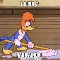 E O PIX  ?NADA AINDA !