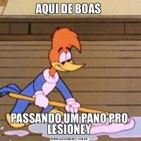 AQUI DE BOAS PASSANDO UM PANO PRO LESIONEY