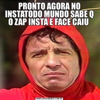 PRONTO AGORA NO INSTATODO MUNDO SABE Q O ZAP INSTA E FACE CAIU 