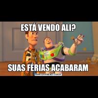 ESTÁ VENDO ALI?SUAS FÉRIAS ACABARAM