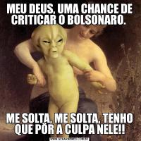 MEU DEUS, UMA CHANCE DE CRITICAR O BOLSONARO. ME SOLTA, ME SOLTA, TENHO QUE PÔR A CULPA NELE!!