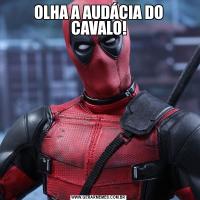 OLHA A AUDÁCIA DO CAVALO!