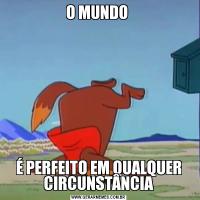 O MUNDO É PERFEITO EM QUALQUER CIRCUNSTÂNCIA