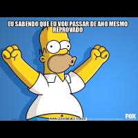 EU SABENDO QUE EU VOU PASSAR DE ANO MESMO REPROVADO