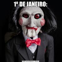 1º DE JANEIRO: