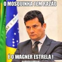 O MOSQUINHA TEM RAZÃO É O WAGNER ESTRELA !