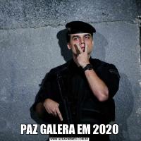 PAZ GALERA EM 2020