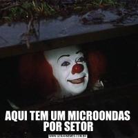 AQUI TEM UM MICROONDAS POR SETOR