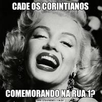 CADE OS CORINTIANOSCOMEMORANDO NA RUA 1?
