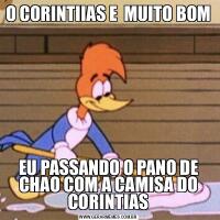 O CORINTIIAS E  MUITO BOMEU PASSANDO O PANO DE CHAO COM A CAMISA DO CORINTIAS