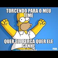TORCENDO PARA O MEU TIMEQUER ELE PERCA QUER ELE GANHE