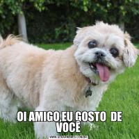 OI AMIGO,EU GOSTO  DE VOCÊ