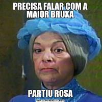 PRECISA FALAR COM A MAIOR BRUXAPARTIU ROSA