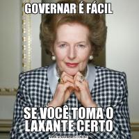 GOVERNAR É FÁCILSE VOCÊ TOMA O LAXANTE CERTO
