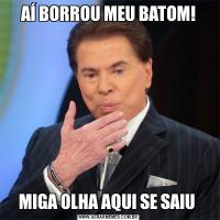 AÍ BORROU MEU BATOM!MIGA OLHA AQUI SE SAIU 
