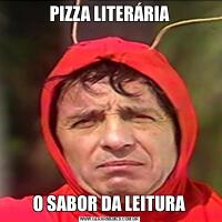 PIZZA LITERÁRIAO SABOR DA LEITURA