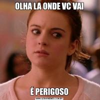 OLHA LA ONDE VC VAIÉ PERIGOSO